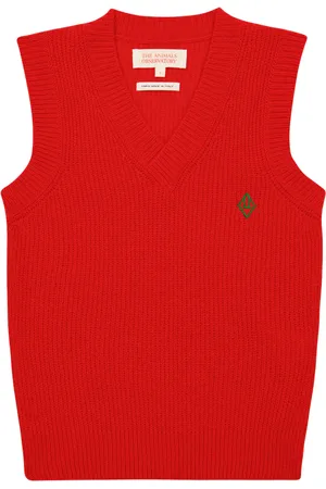 The Animals Observatory Bat wool-blend vest