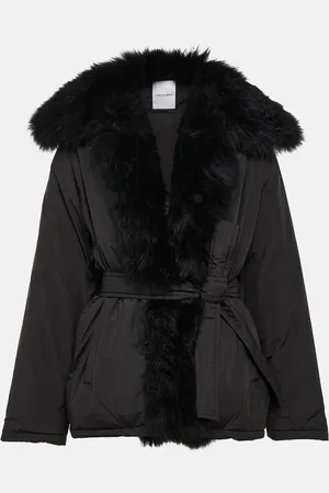 YVES SALOMON Shearling-trimmed down jacket