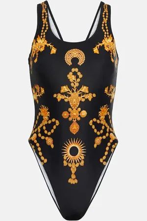 Marine Serre Printed swimsuit