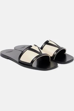 VALENTINO GARAVANI Viva Superstar leather slides