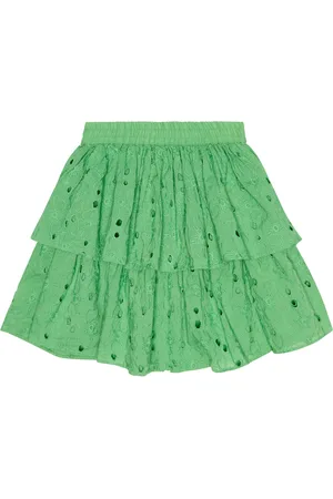 Molo Brigitte eyelet cotton skirt