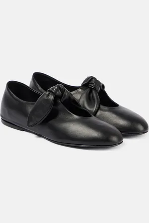 CO Bow-detail leather flats