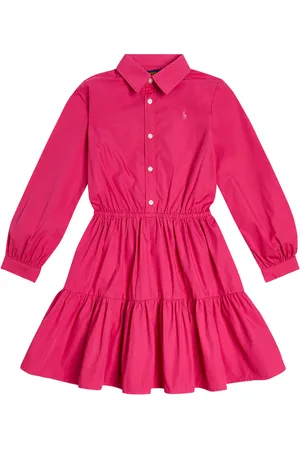 Ralph Lauren Tiered cotton poplin dress