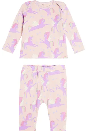 Stella McCartney Baby printed cotton pajamas