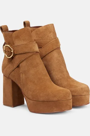 See by Chloé See By ChloÃ© Lyna suede platform ankle boots