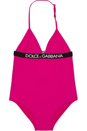 Dolce & Gabbana Logo halter swimsuit