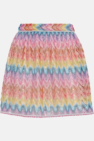 Missoni Zig Zag pointelle miniskirt