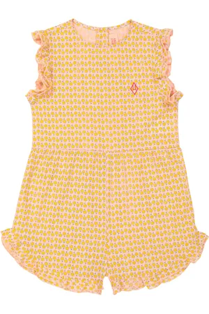 The Animals Observatory Squirrel printed cotton romper