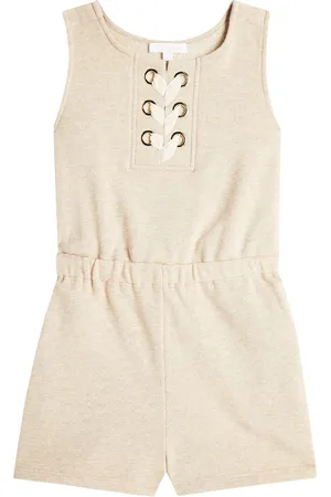 Chloé ChloÃ© Kids Cotton fleece playsuit