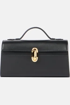 SAVETTE Symmetry Pochette leather-trimmed tote bag