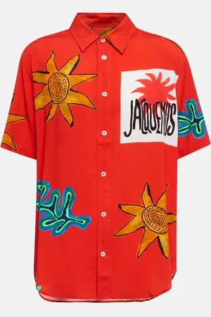 Jacquemus La Chemise Melo printed bowling shirt