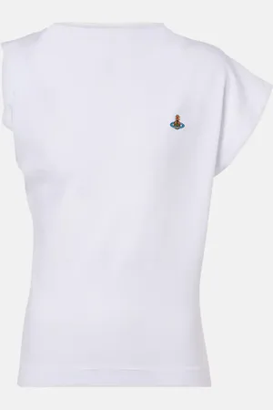 Vivienne Westwood Hebo asymmetric cotton jersey T-shirt