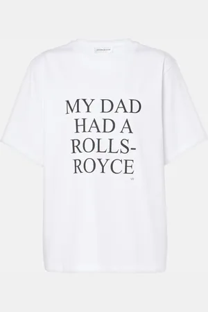 Victoria Beckham Slogan cotton jersey T-shirt
