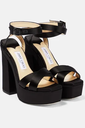 Jimmy Choo Gaia satin platform sandals