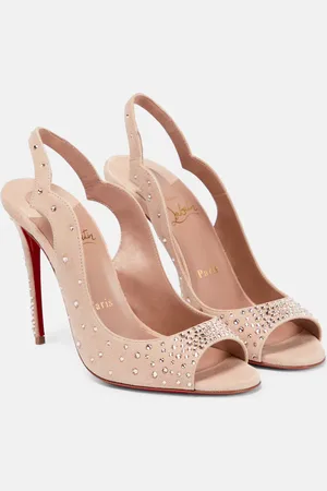 Christian Louboutin Nudes Degrachick suede sandals