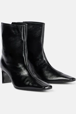 Khaite Ona 55 leather ankle boots