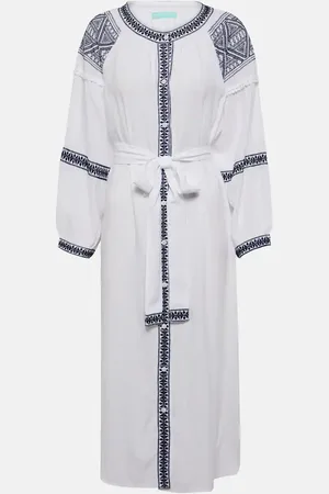 Melissa Odabash Ally embroidered midi dress