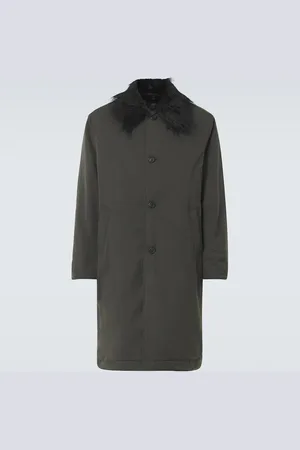 OUR LEGACY Polar faux fur-trimmed coat