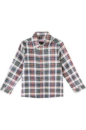 La Coqueta Nico plaid cotton shirt
