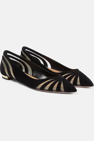 Aquazzura The Spy suede ballet flats