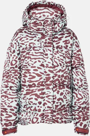 adidas TrueNature leopard-print puffer jacket