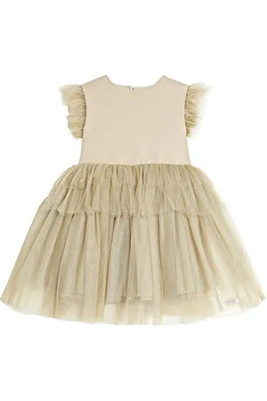 Donsje Nena tulle-trimmed cotton-blend dress