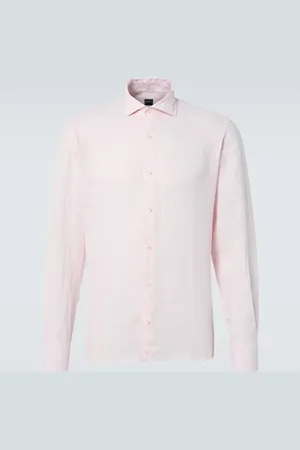 FEDELI Linen Oxford shirt