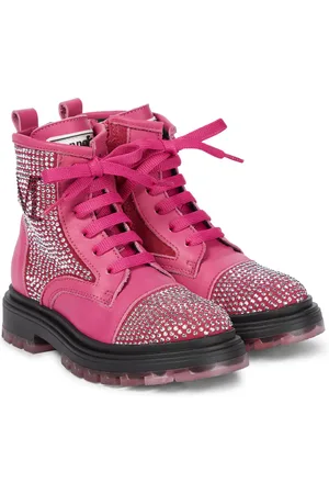 MONNALISA Embellished leather boots