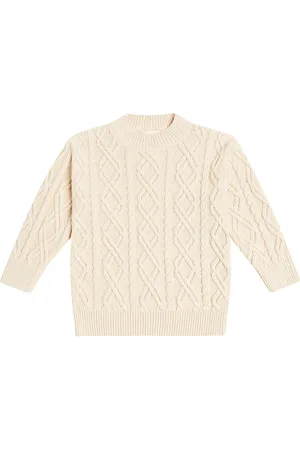 The New Society Russel cable-knit cotton sweater
