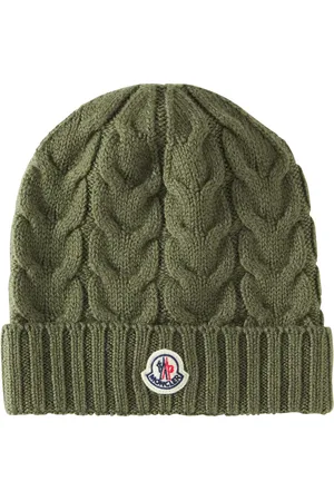 Moncler Cable-knit wool beanie