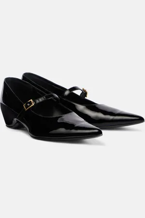 Khaite Sybil patent leather Mary Jane flats