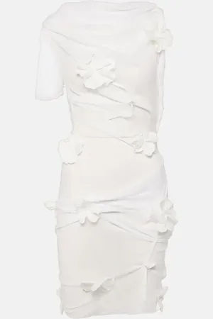 Jacquemus La Mini Robe Bocciolo silk-blend minidress
