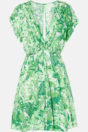 POUPETTE ST BARTH Cecile cutout printed minidress