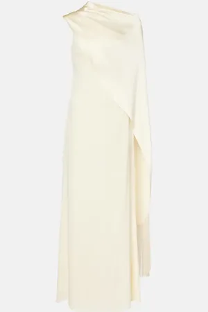 ‎Taller Marmo‎ Berenson caped crÃªpe cady gown