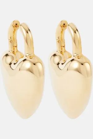 Balenciaga Minnie XL heart earrings