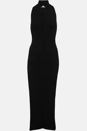 Courrèges CourrÃ¨ges Ribbed-knit midi dress