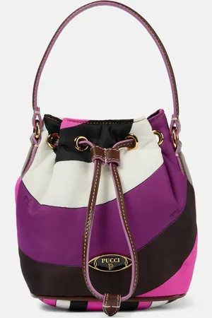 Puccini Yummy Iride canvas bucket bag