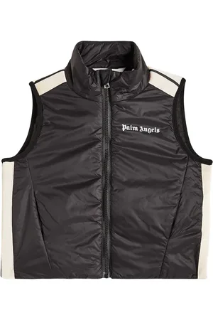 Palm Angels Logo puffer vest