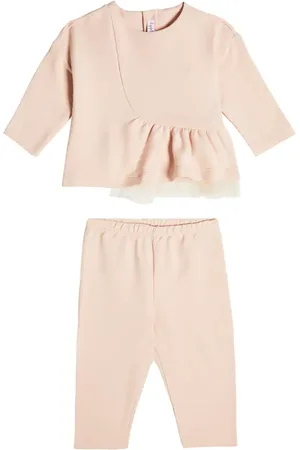 Il gufo Baby sweatshirt and sweatpants set