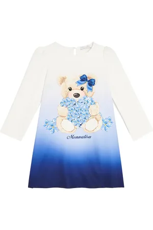 MONNALISA Printed crÃªpe dress