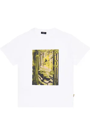 Il gufo Printed cotton jersey T-shirt