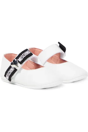 Moschino Baby leather ballet flats