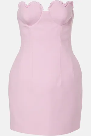Ilkyaz Ozel Aurelie lace-trimmed corset dress