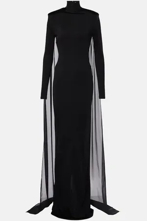 Ilkyaz Ozel Xanthe jersey tulle gown