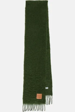 Loewe Anagram mohair-blend scarf