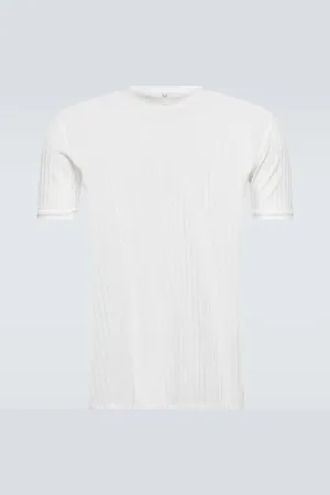 Winnie New York Striped cotton-blend jersey T-shirt