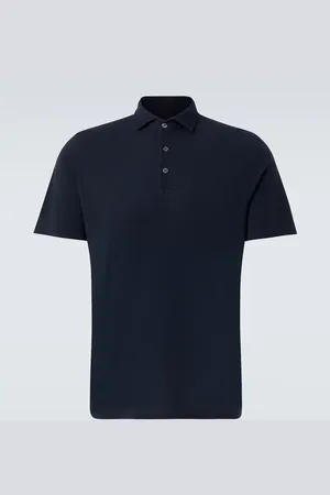 FEDELI Cotton piquÃ© polo shirt