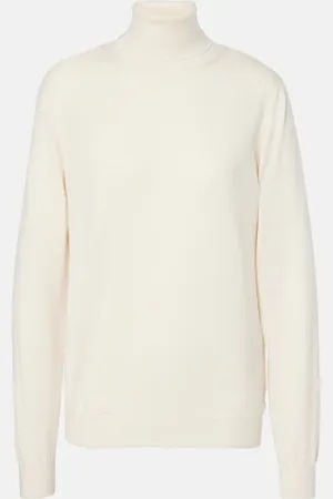 The Row Heva wool jersey turtleneck sweater