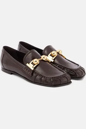 Chloé ChloÃ© Miles embellished leather loafers