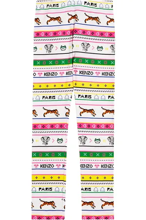Kenzo Printed cotton leggings